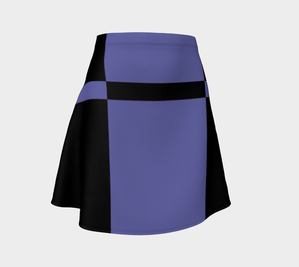 Periwinkle Matrix Flare Skirt - Objet D'Art
