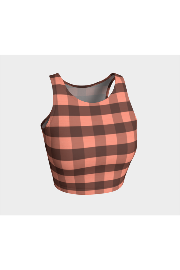 Plaid Bare Athletic Top - Objet D'Art