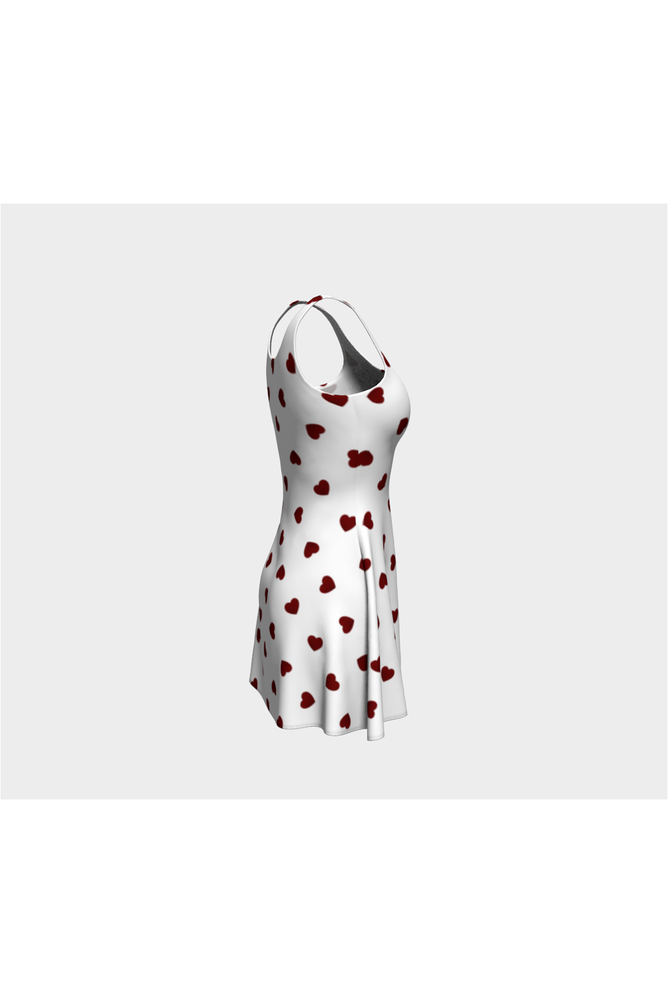 Hearts Flare Dress - Objet D'Art