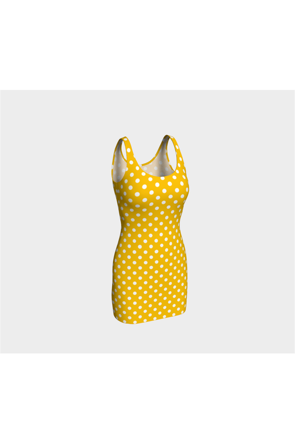 Golden Yellow Bodycon Dress - Objet D'Art