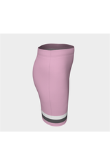 Pink Striped Fitted Skirt - Objet D'Art