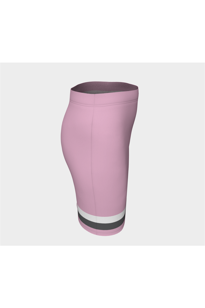 Pink Striped Fitted Skirt - Objet D'Art