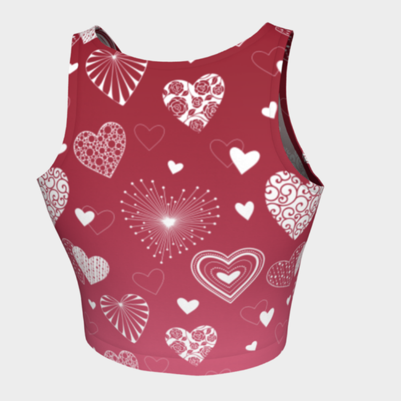 Heart Ombre Athletic Top - Objet D'Art