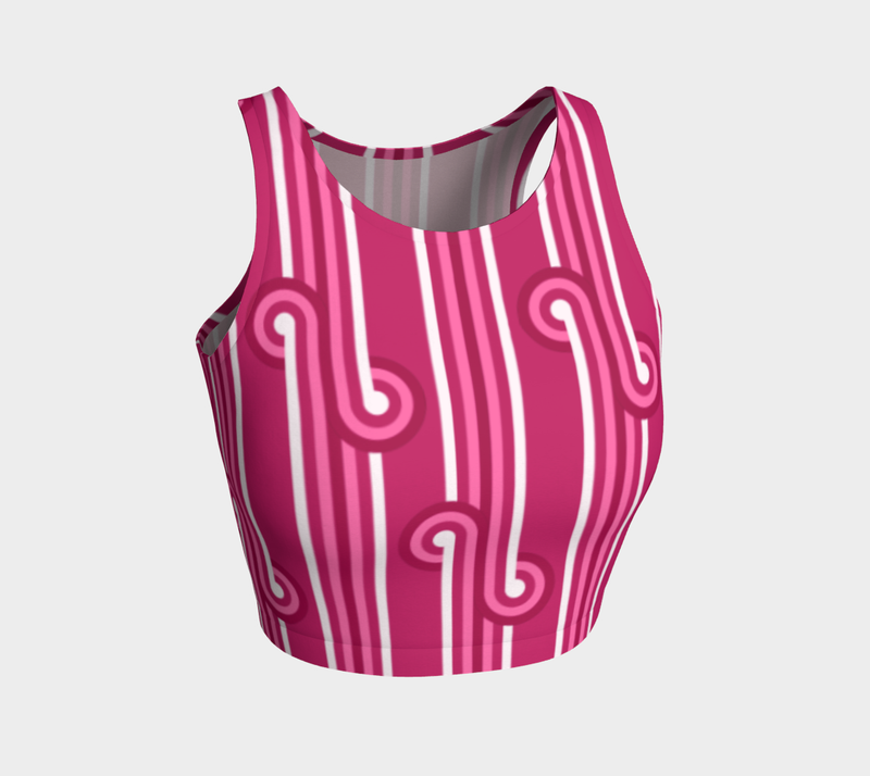 Melon Pink Crop Top - Objet D'Art