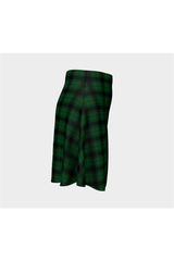 Hunters Green Plaid Flare Skirt - Objet D'Art