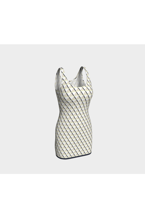 Trigonometric Trance Bodycon Dress - Objet D'Art