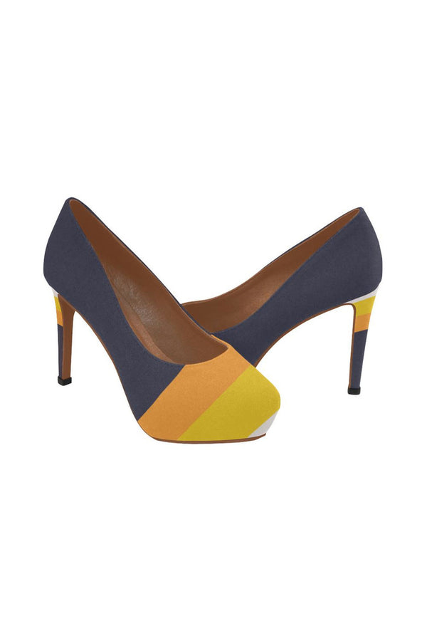 Corn Candy Shoes Women's High Heels (Model 044) - Objet D'Art
