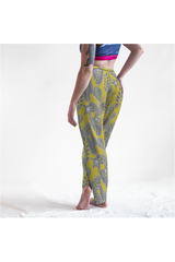 Yellow & Gray Floral Lounge Pants - Objet D'Art