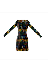 Van Gogh Collage Ladies Cardigan - Objet D'Art
