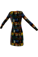 Van Gogh Collage Ladies Cardigan - Objet D'Art