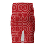 Shapes and Sizes Pencil Skirt - Objet D'Art