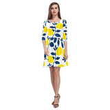 Lemon Spice Tethys Half-Sleeve Skater Dress - Objet D'Art
