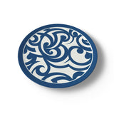 Tribal Scroll Bone China Plates - Objet D'Art