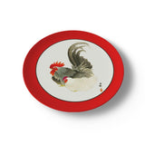 Chicken and Rooster Bone China Plate - Objet D'Art
