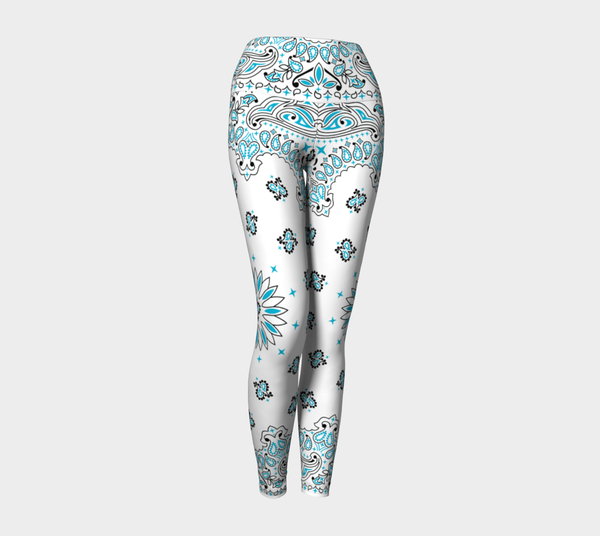 Bandana Print Yoga Leggings - Objet D'Art