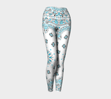 Bandana Print Yoga Leggings - Objet D'Art