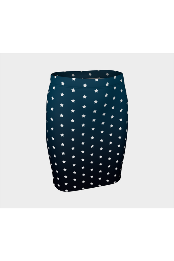 Starry Twilight Fitted Skirt - Objet D'Art