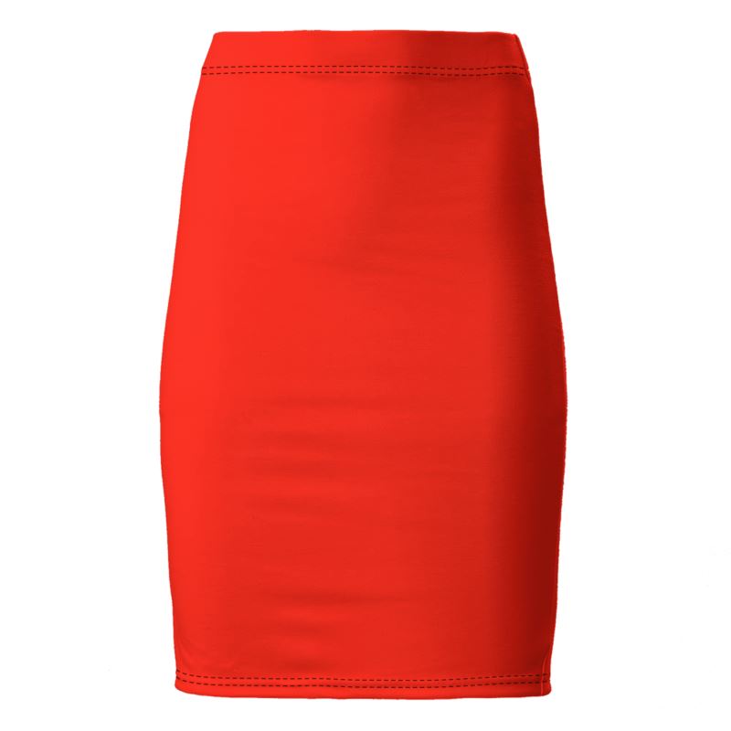 Fired Spice Pencil Skirt - Objet D'Art