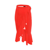 Fired Spice Flounce Skirt - Objet D'Art