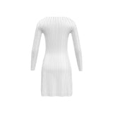 Micro striped Ladies Cardigan - Objet D'Art