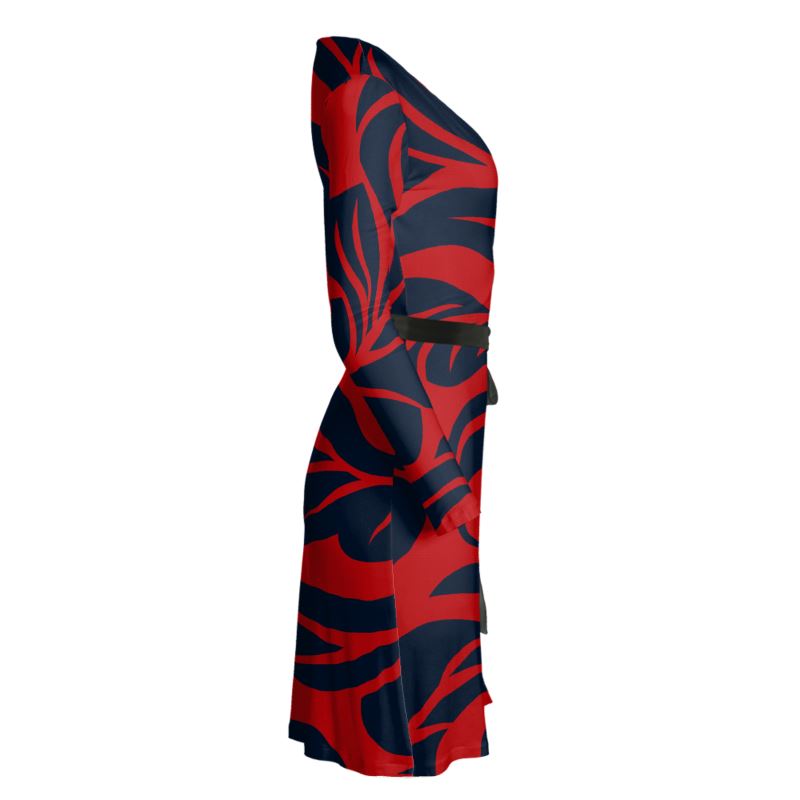 Lush Leaf Wrap Dress - Objet D'Art