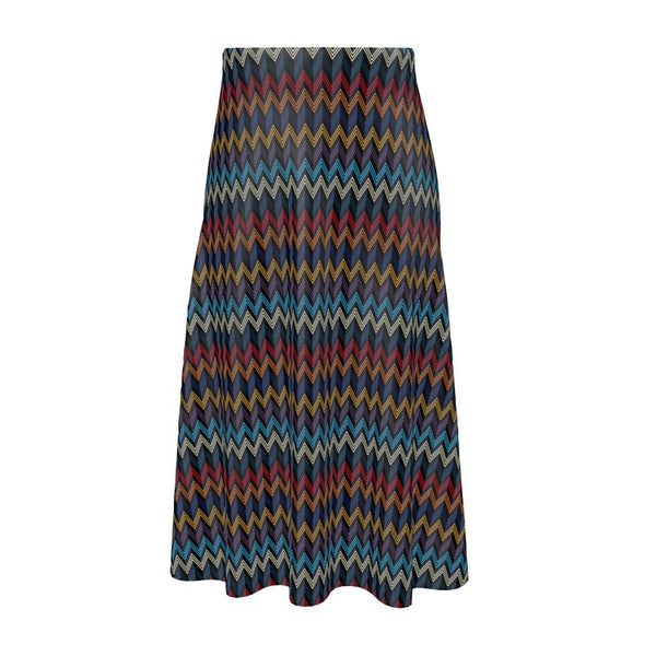 Wonder Waves Midi Skirt