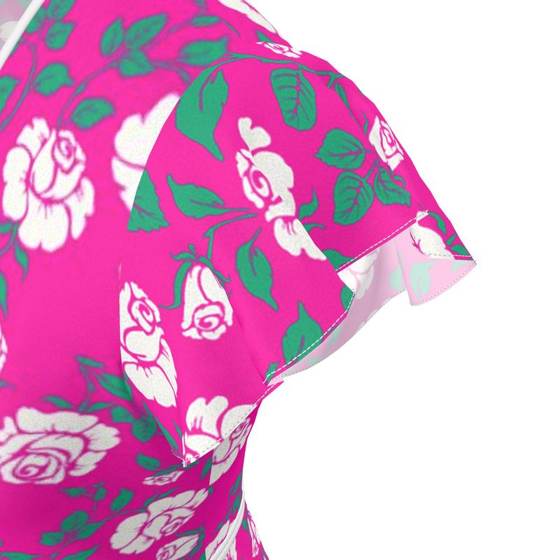 Roses Tea Dress - Objet D'Art