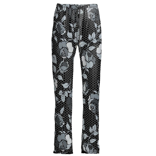 Silver Roses Women's Trousers