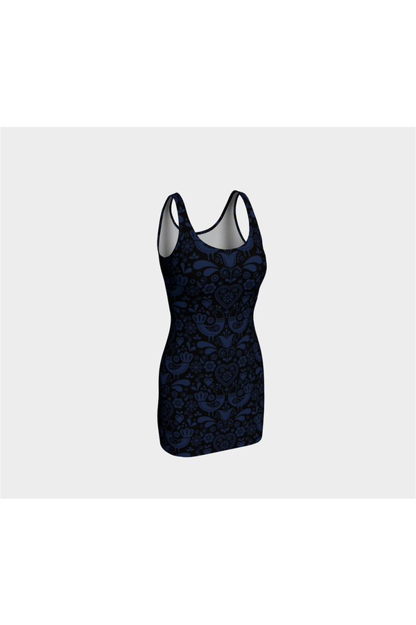 Danish Bird Bodycon Dress - Objet D'Art