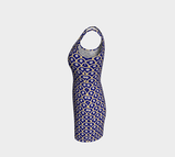 Daisies and Shells Bodycon Dress - Objet D'Art