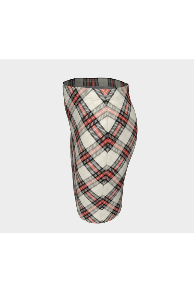 Bidirectional Plaid Fitted Skirt - Objet D'Art