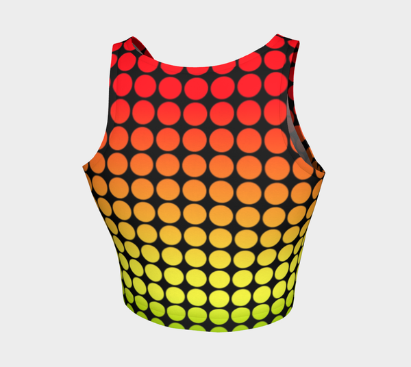 Spectral Matrix Crop Top - Objet D'Art