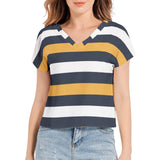 Batwing Sleeve V-Neck Top - Objet D'Art