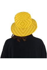Amber Chevrons All Over Print Bucket Hat - Objet D'Art
