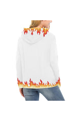 flame 1 All Over Print Hoodie for Women (USA Size) (Model H13) - Objet D'Art