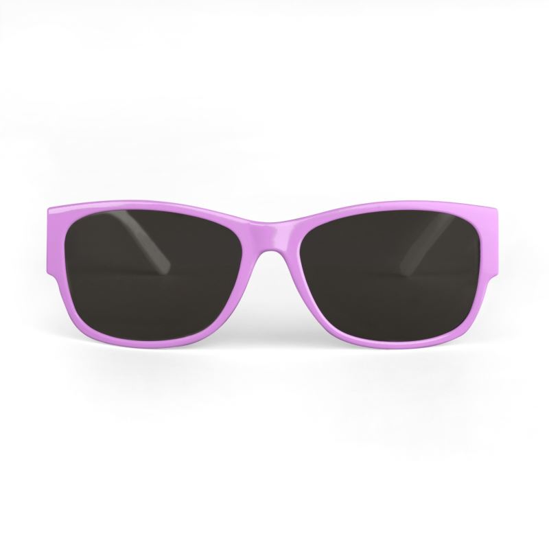 Pinkish Purple Floral Sunglasses - Objet D'Art