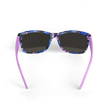 Pinkish Purple Floral Sunglasses - Objet D'Art