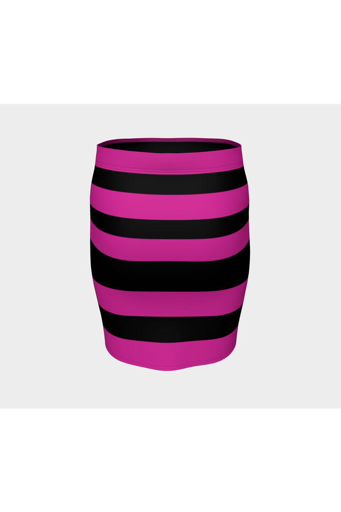 Striped Fitted Skirt - Objet D'Art