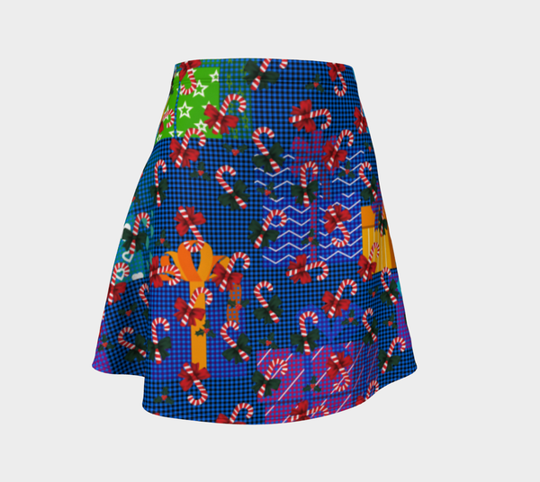 Xmas Cheer Flare Skirt - Objet D'Art
