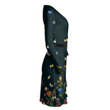 Butterfly Medley Wrap Dress