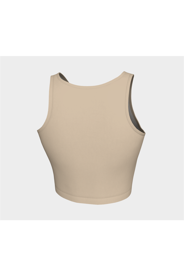 Leopard Tan Athletic Top - Objet D'Art