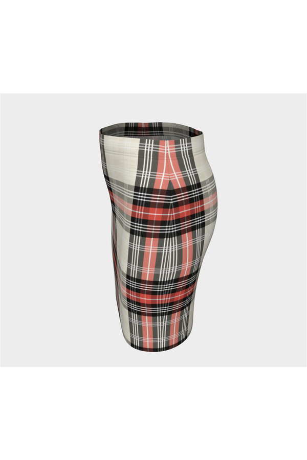 Plaid Fitted Skirt - Objet D'Art