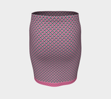Pink Shell Fitted skirt - Objet D'Art