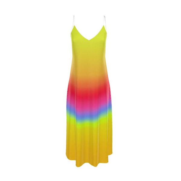 Spectral Ombre Slip Dress