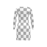 Checkered Ladies Cardigan