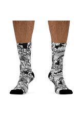 Asian Koi Print Socks - Objet D'Art