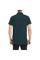 Chic Stripes Men's All Over Print Short Sleeve Shirt - Objet D'Art Online Retail Store