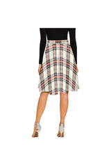 Plaid Melete Pleated Midi Skirt - Objet D'Art