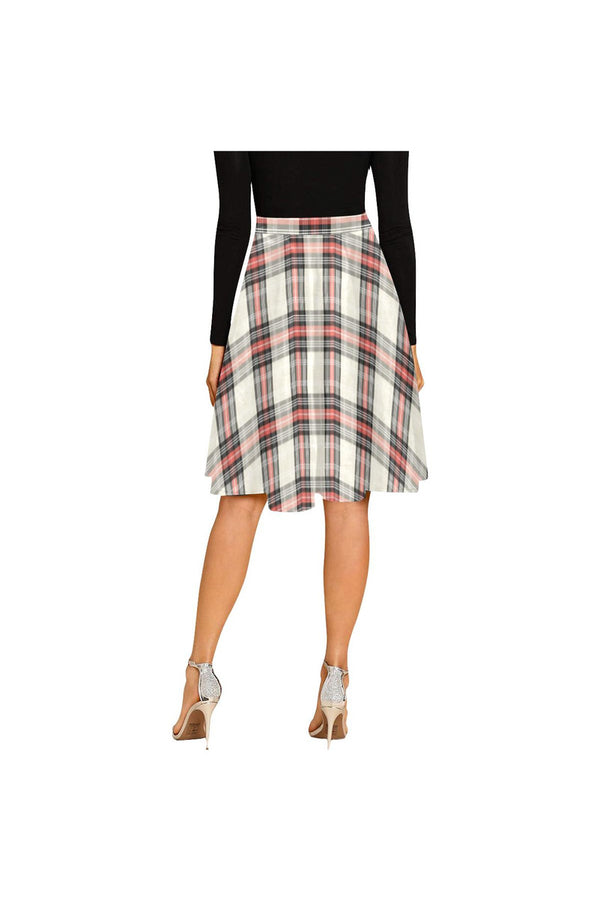 Plaid Melete Pleated Midi Skirt - Objet D'Art