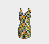 Floral Matrxi Bodycon Dress - Objet D'Art